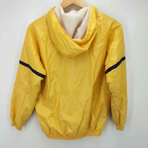 ナイキ NIKE 70-80S 日本製 タオル地 ロゴ プリント ナイロン アノラックパーカー レディース JPN:L