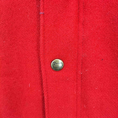ウールリッチ WOOLRICH 80S USA製 紺タグ THE WOMAN ウール フーデッド ハーフ コート レディース