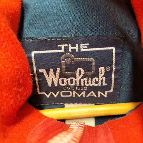 ウールリッチ WOOLRICH 80S USA製 紺タグ THE WOMAN ウール フーデッド ハーフ コート レディース