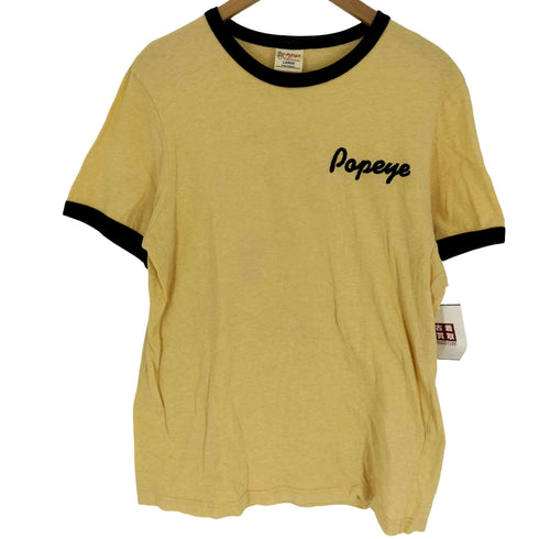 ユニクロ UNIQLO 00S OLD オールド S/S リンガーTシャツ メンズ import:L