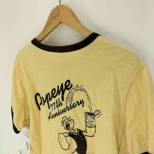ユニクロ UNIQLO 00S OLD オールド S/S リンガーTシャツ メンズ import:L