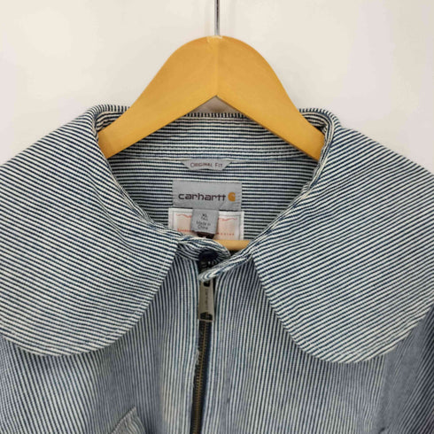 カーハート Carhartt kuroneko.marin リメイク 丸襟 ハーフジップ ジャケット レディース JPN:XL