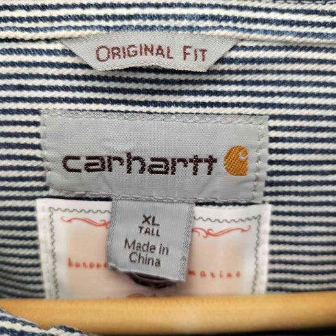 カーハート Carhartt kuroneko.marin リメイク 丸襟 ハーフジップ ジャケット レディース JPN:XL