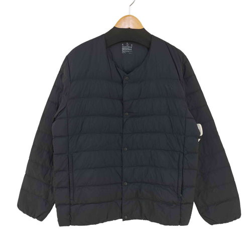 ムジルシリョウヒン 無印良品 軽量ポケッタブルノーカラーダウンジャケット メンズ JPN:XL