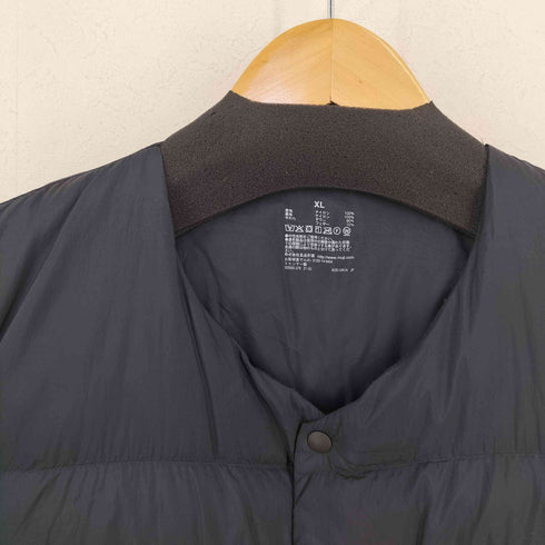 ムジルシリョウヒン 無印良品 軽量ポケッタブルノーカラーダウンジャケット メンズ JPN:XL