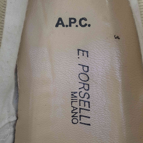 アーペーセー A.P.C. E.PORSELLI メタリック バレエシューズ レディース