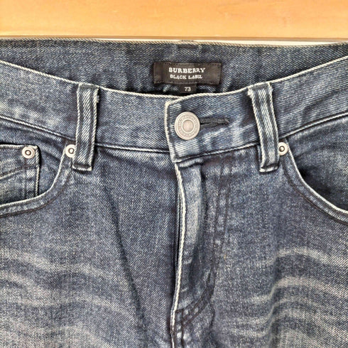 バーバリーブラックレーベル BURBERRY BLACK LABEL ジッパーフライ5ポケットデニムパンツ メンズ 73