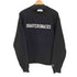 クォータースナックス QUARTERSNACKS ロゴプリント クルーネックスウェット メンズ import:M