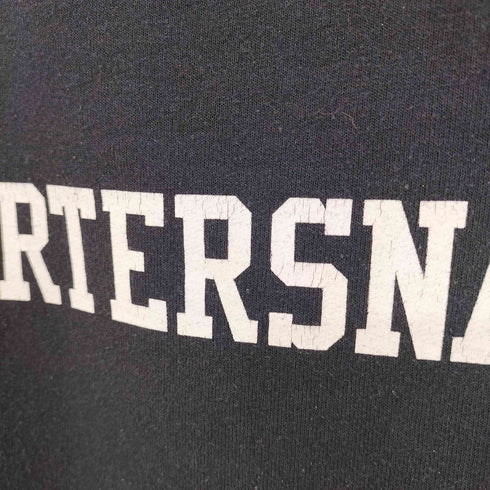 クォータースナックス QUARTERSNACKS ロゴプリント クルーネックスウェット メンズ import:M