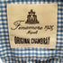 フィナモレ FINAMORE ORIGINAL CHAMBRAY ボタンダウンチェックシャツ イタリア製 メンズ import:L