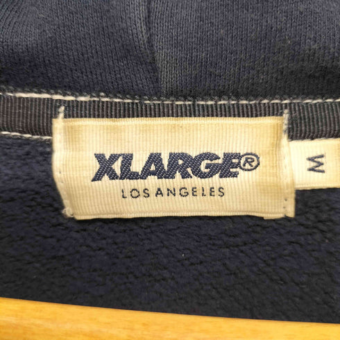 エクストララージ XLARGE ロゴプリント 裏起毛 プルオーバーパーカー メンズ JPN:M