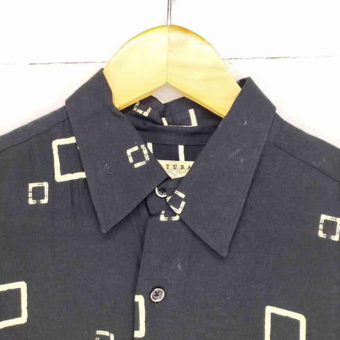 ナチュラルイシュー NATURAL ISSUE 総柄レーヨンシャツ メンズ JPN:M