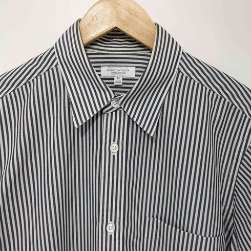 ビューティーアンドユースユナイテッドアローズ BEAUTY & YOUTH UNITED ARROWS BY ウール混 ウーステッド パターン シャツ メンズ JPN:M