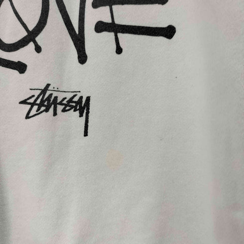 ステューシー Stussy フロントプリントトレーナー ONE WORLD ONE LOVE メンズ X-LARGE