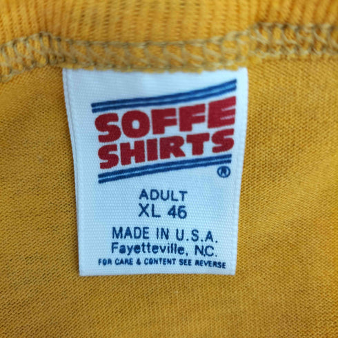 ソフェシャツ SOFFE SHIRTS 90S MADE IN USA ホッケーTシャツ メンズ JPN:XL