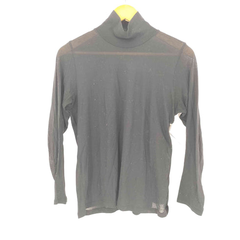 ミズイロインド mizuiro ind タートルネックカットソー シアー L/S レディース FREE