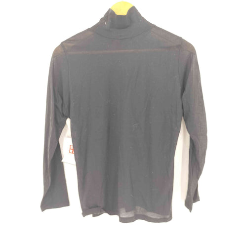 ミズイロインド mizuiro ind タートルネックカットソー シアー L/S レディース FREE