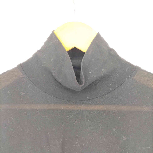 ミズイロインド mizuiro ind タートルネックカットソー シアー L/S レディース FREE