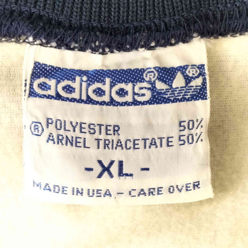 アディダス adidas 70-80s USA製 デタッチャブルスリーブ ジップアップトラックジャケット メンズ XL