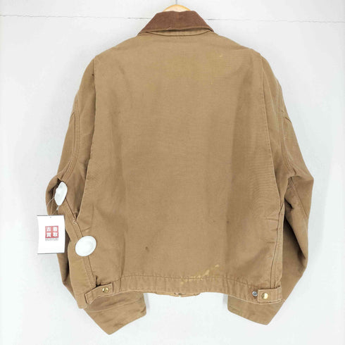 カーハート Carhartt 00s USA製 裏地ブランケット企業ロゴ刺繍ダック地デトロイトジャケット メンズ JPN:46