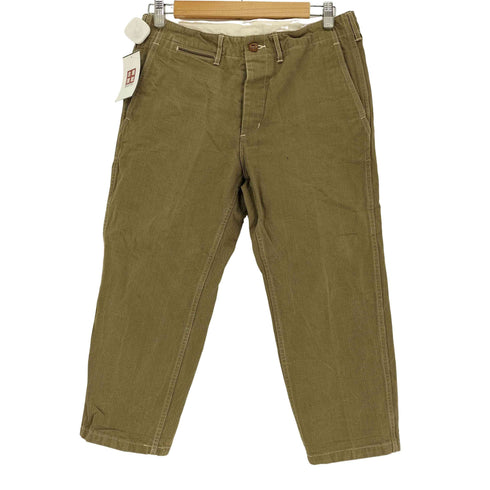 シュガーケーン SUGAR CANE コインポケット ヘリンボーン ボタンフライ アンクル パンツ メンズ JPN:M