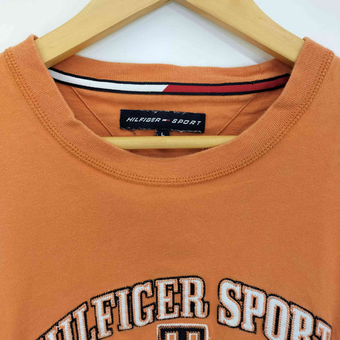 ヒルフィガー HILFIGER SPORT ロゴワッペン クルーネックTシャツ メンズ import:L