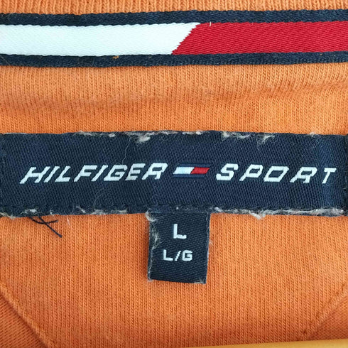 ヒルフィガー HILFIGER SPORT ロゴワッペン クルーネックTシャツ メンズ import:L