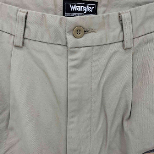 ラングラー Wrangler ペイント加工 ツータックチノパン メンズ 32×33