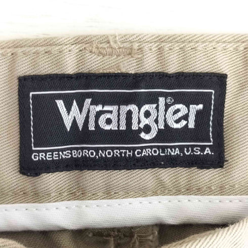 ラングラー Wrangler ペイント加工 ツータックチノパン メンズ 32×33