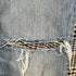 リーバイス Levis 501 SKINNY STRETCH 千鳥格子 ドッキング ボタンフライデニム メンズ W25/L26