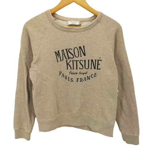 メゾンキツネ MAISON KITSUNE SWEAT SHIRT PALAIS ROYAL ラグラン クルーネック スウェット レディース import:S