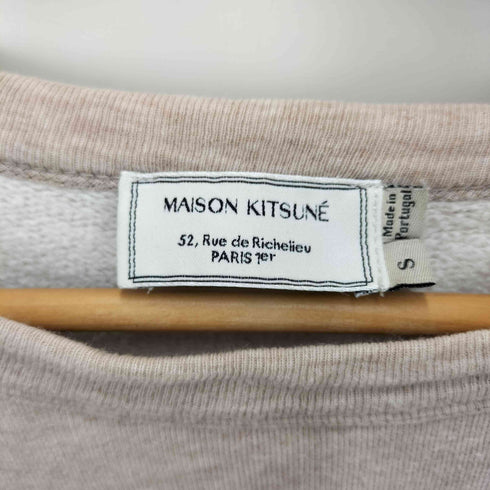 メゾンキツネ MAISON KITSUNE SWEAT SHIRT PALAIS ROYAL ラグラン クルーネック スウェット レディース import:S