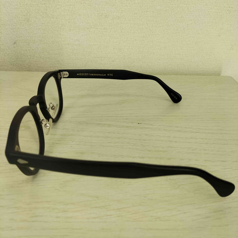 モスコット MOSCOT LEMTOSH MATTE BLACK レムトッシュ マットブラック ウェリントン クリアレンズ 眼鏡 メンズ 46□24-145