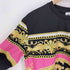 ザラ ZARA 総柄 ポリ クルーネック スウェット メンズ import:M