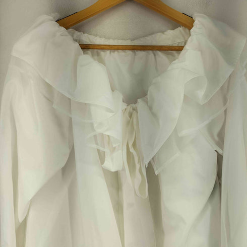フレイアイディー FRAY I.D 25SS 2wayラッフルブラウス レディース ONE SIZE