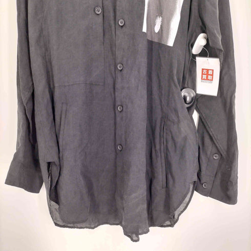 ヨウジヤマモトプールオム Yohji Yamamoto POUR HOMME 24SS CELLULOSE LONG SHIRT メンズ JPN:2