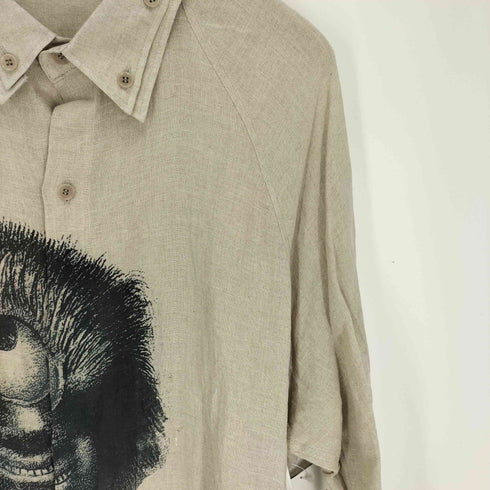 ヨウジヤマモトプールオム Yohji Yamamoto POUR HOMME 24SS TO BE REDONE PATTERN SHIRT リドーム パターン シャツ メンズ JPN:4