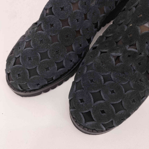 ベラペレ VERA PELLE メッシュショートブーツ レディース 36 1/2