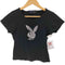 プレイボーイ PLAYBOY 両面プリントクロップドTシャツ レディース import:M