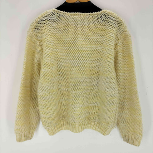 アクリルクルーネックセーター レディース import:M
