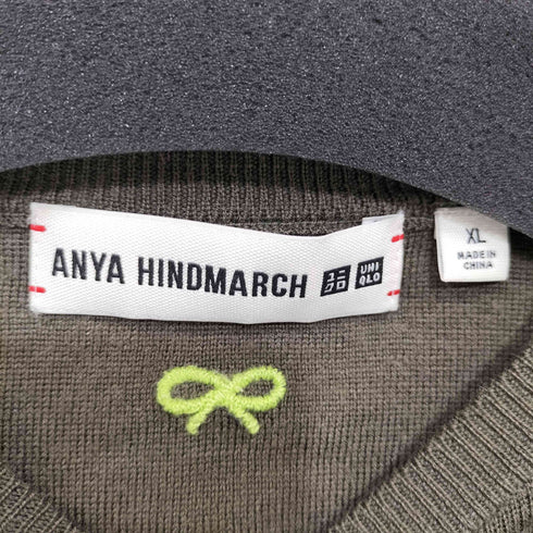 ユニクロ UNIQLO メリノクルーネックセーター レディース XL