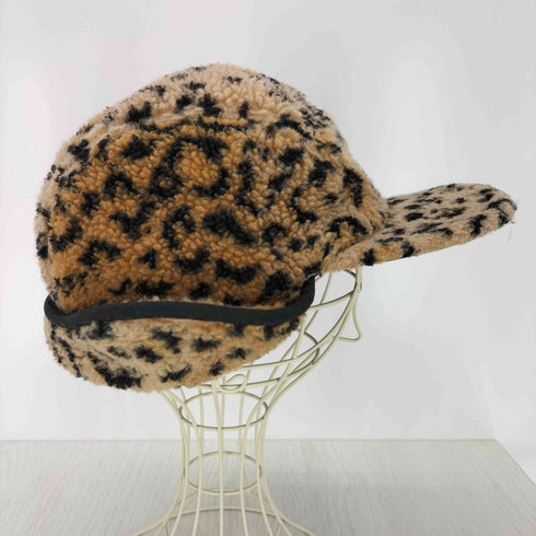 シュプリーム Supreme Leopard Polar Fleece Earflap Camp Cap メンズ S/M