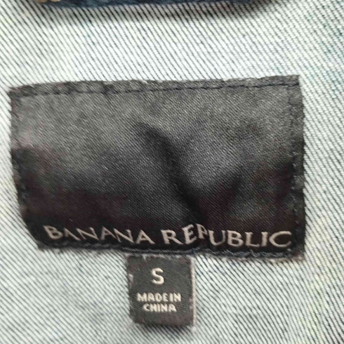 バナナリパブリック BANANA REPUBLIC スパンデックス混 デニム ジャケット レディース import:S