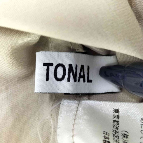 トーナル TONAL エンブロイダリーニュアンス衿ブラウス レディース JPN:38
