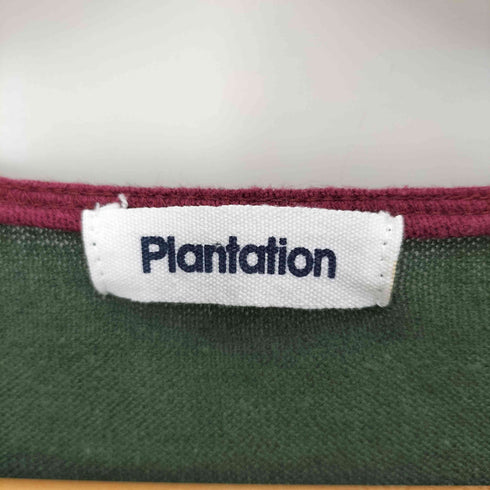 プランテーション Plantation コットン Uネック カットソー レディース JPN:M