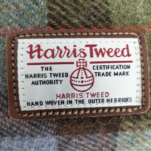 Folna NUMBER TWENTY-ONE Harris Tweed タータン チェック ウール ツイード 2WAY ハンドバッグ ショルダー バッグ メンズ