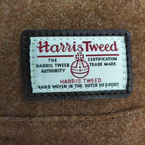 Folna Harris Tweed ロゴ パッチ ウール ツイード バックパック リュック レディース