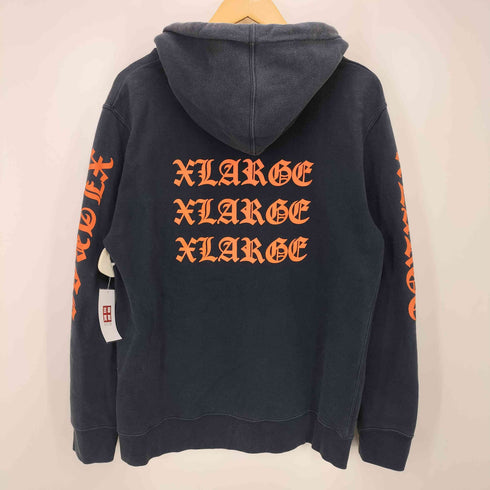 エクストララージ XLARGE レタリング プリント プルオーバーフーディ メンズ import:L