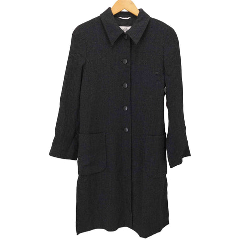 マックスマーラ MAX MARA イタリア製 白タグ PURE NEW WOOL ラナウール コート レディース US:6