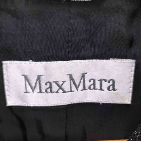 マックスマーラ MAX MARA イタリア製 白タグ PURE NEW WOOL ラナウール コート レディース US:6